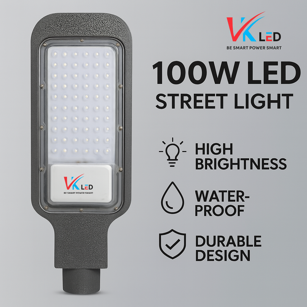 30W LED Street Light – Waterproof Outdoor Lighting for Roads, Gardens & Parking | 2-Year Warranty
