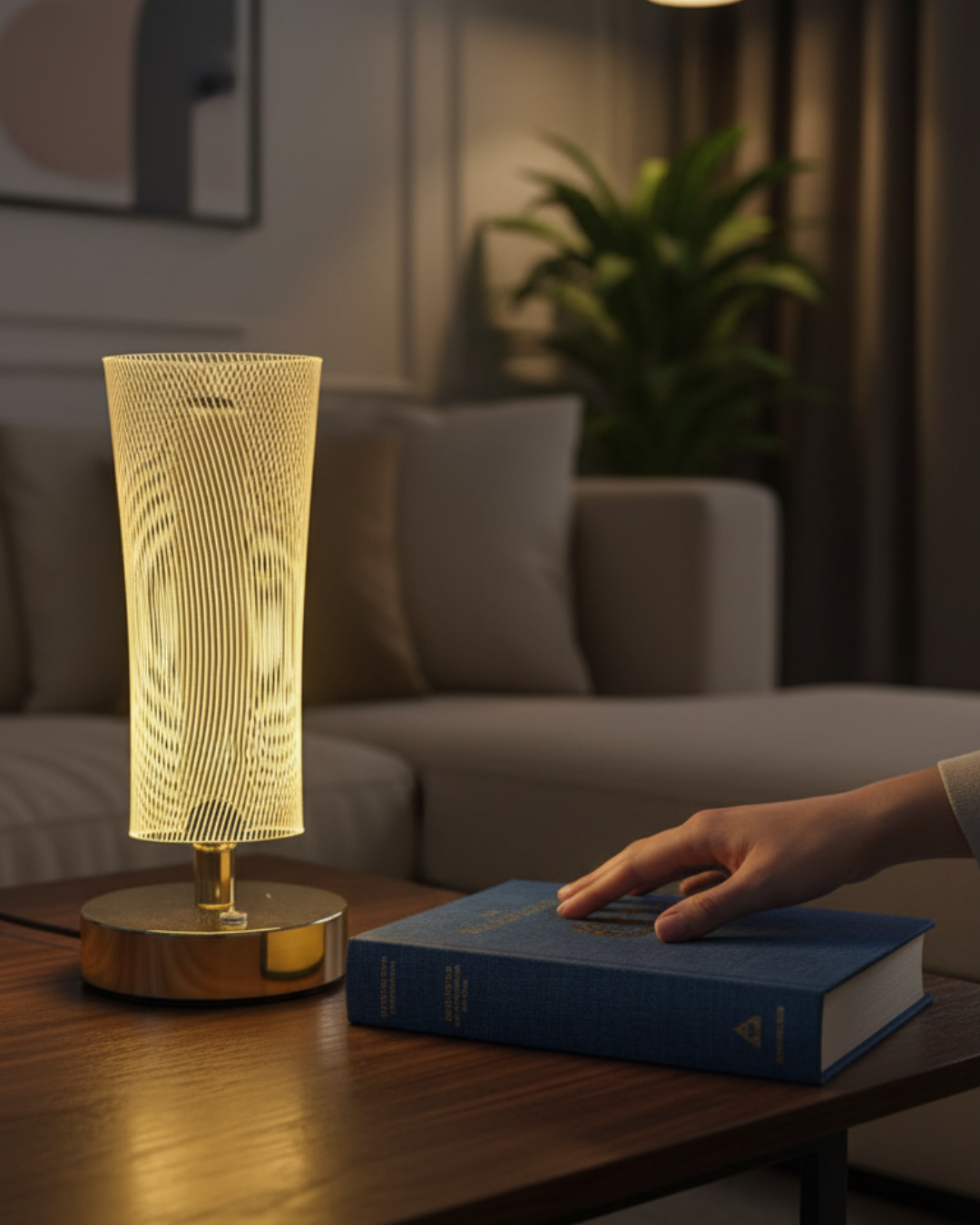 AuraGlow 3D LED Shadow Lamp