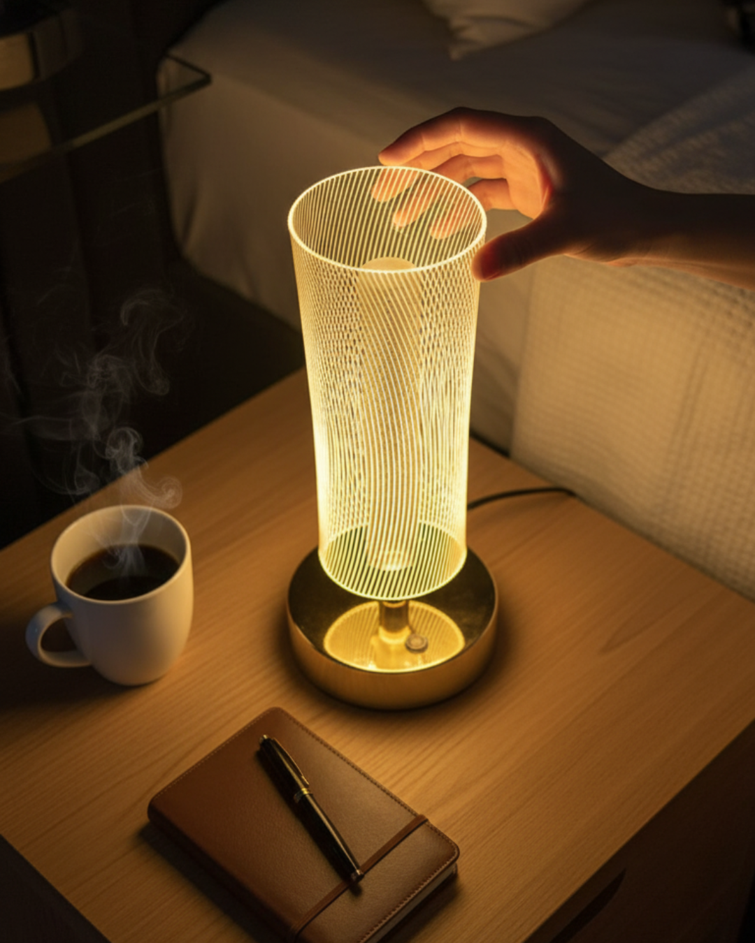 AuraGlow 3D LED Shadow Lamp