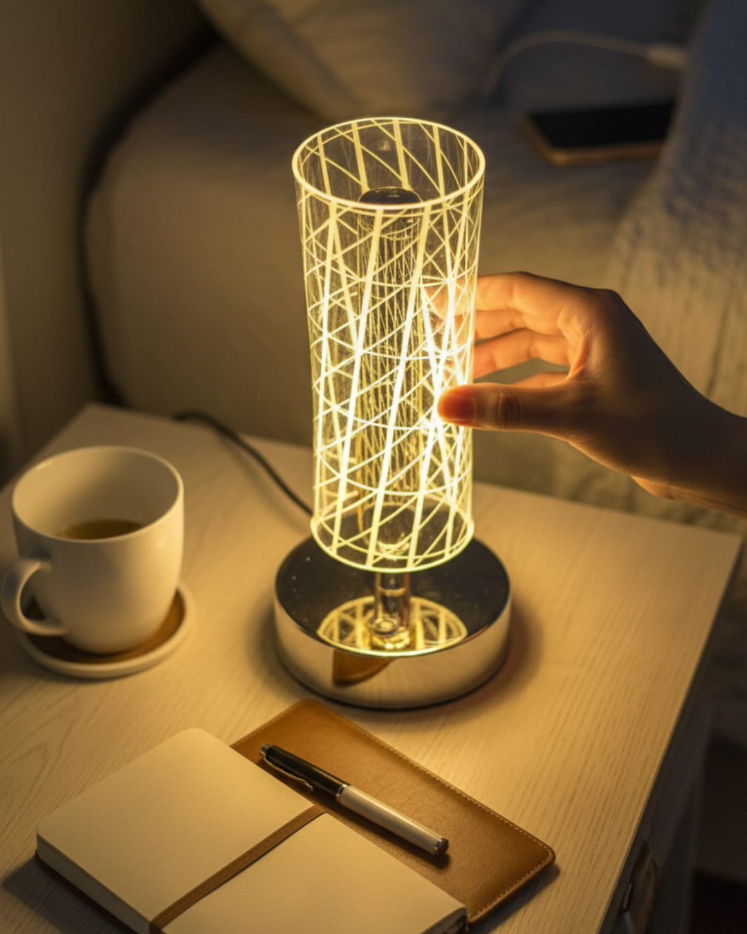 Touch-Control Designer LED Table Lamp