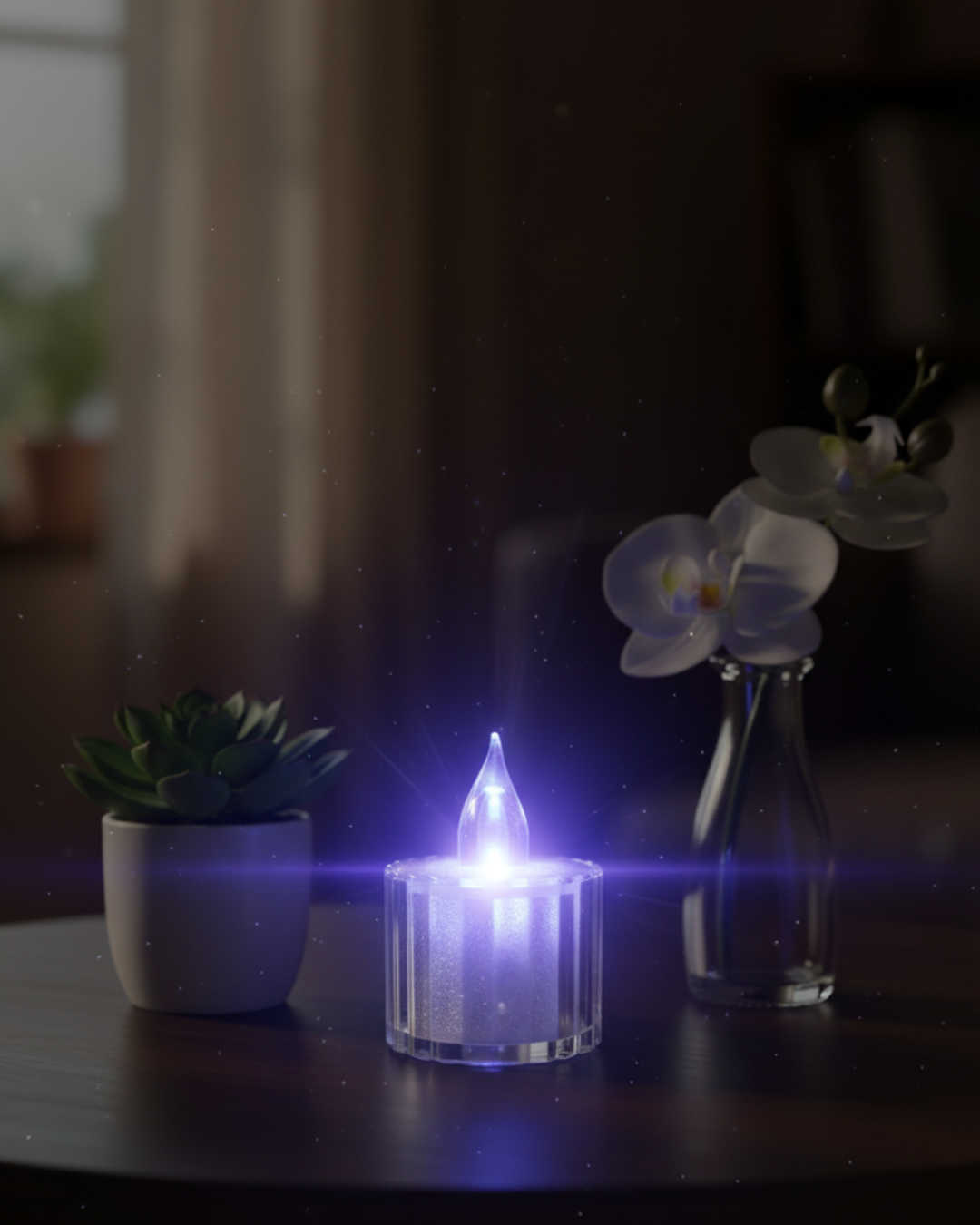 CrystalGlow LED Table Lamp – 24 Pcs Decorative Ambient Light Set
