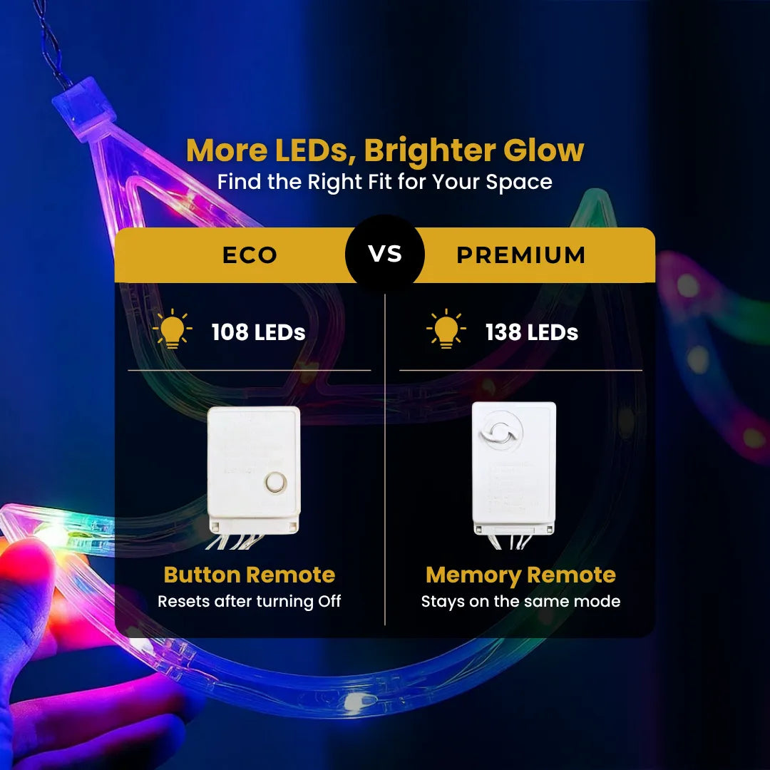 Diya Curtain LED Lights – Multicolor Hanging Decorative Lights for Diwali, Home & Festival Decor