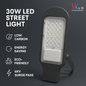 30W LED Street Light – Waterproof Outdoor Lighting for Roads, Gardens & Parking | 2-Year Warranty