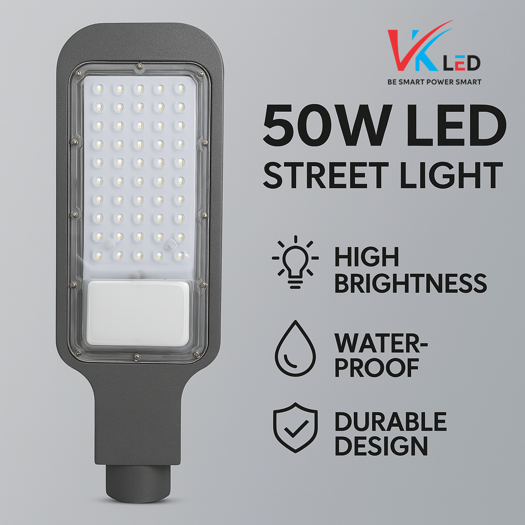 30W LED Street Light – Waterproof Outdoor Lighting for Roads, Gardens & Parking | 2-Year Warranty